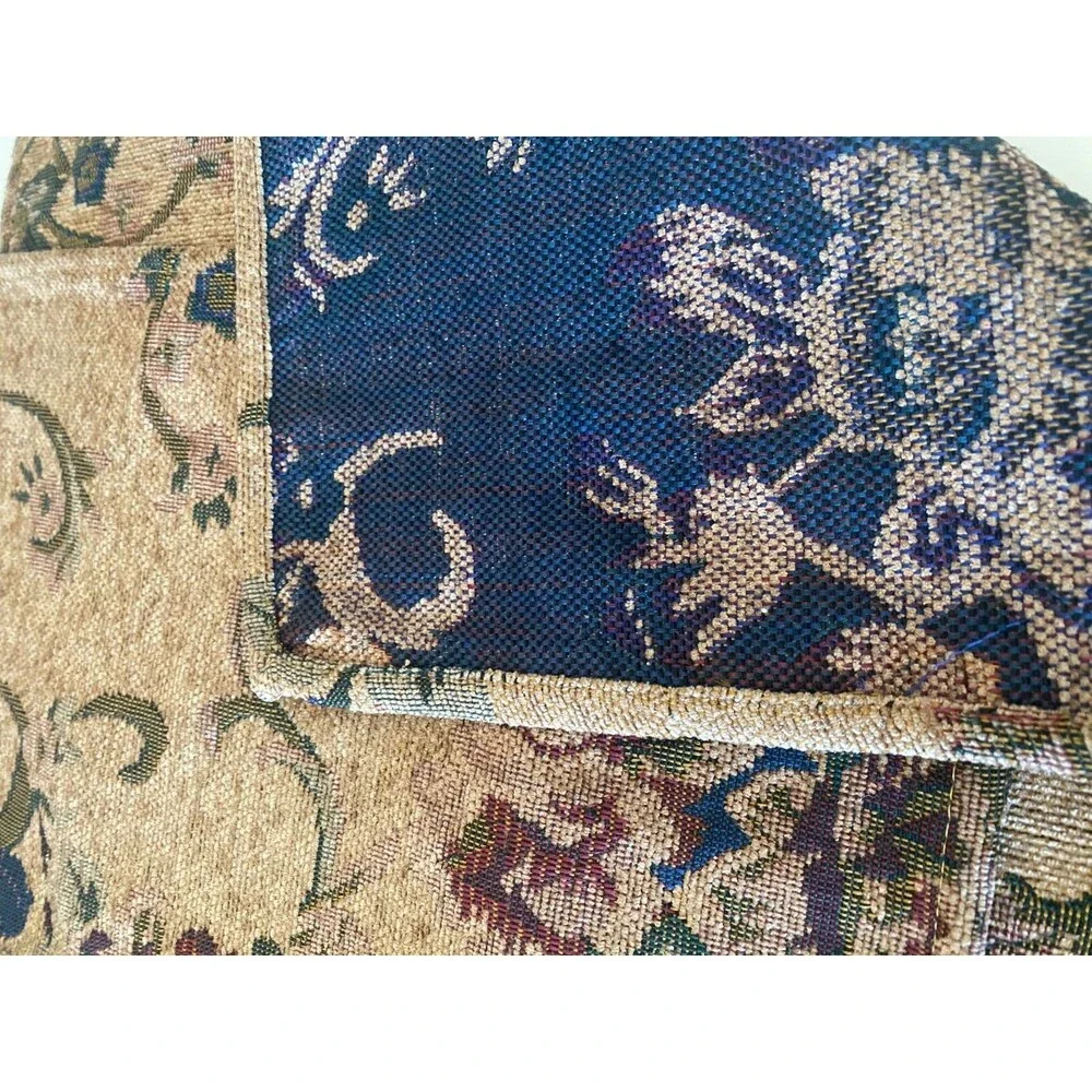 Vtg 4 Placemats w/2 Matching Napkins Tapestry Woven Mervyn's English Rose Unused